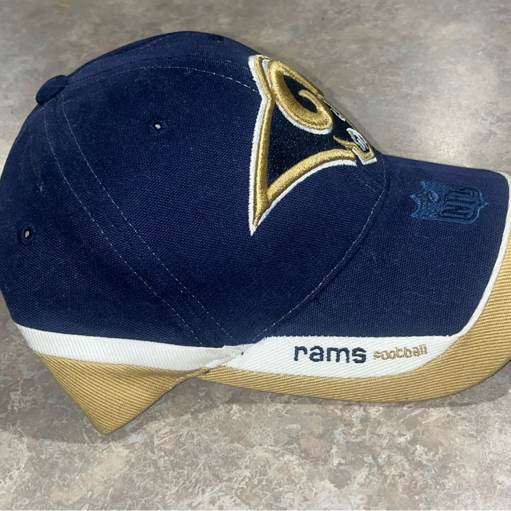Vintage Rams Reebok Strapback Hat View 2